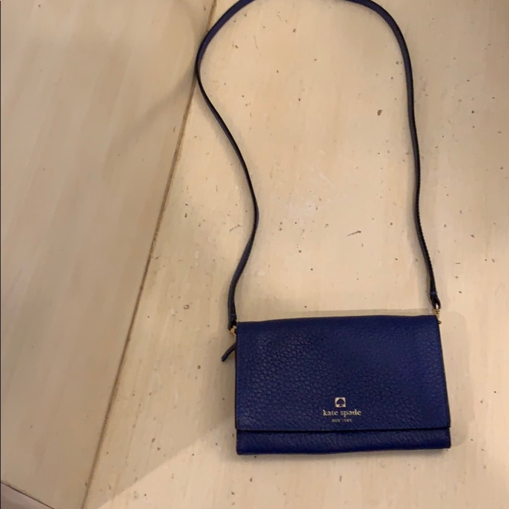 Kate Spade blue crossbody bag